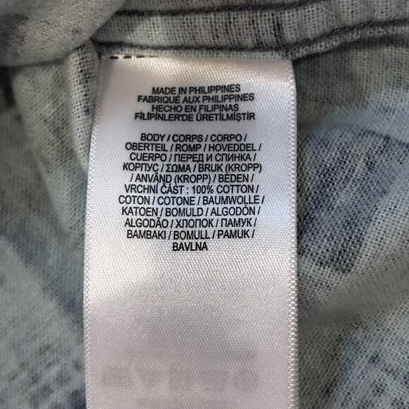 $225 RRL Double RL Ralph Lauren Blue Plaid Cotton Flannel Shirt Mens Size Medium - Picture 9 of 9